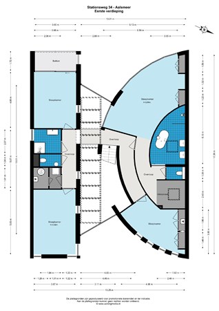 Floorplan - Stationsweg 34, 1431 EG Aalsmeer